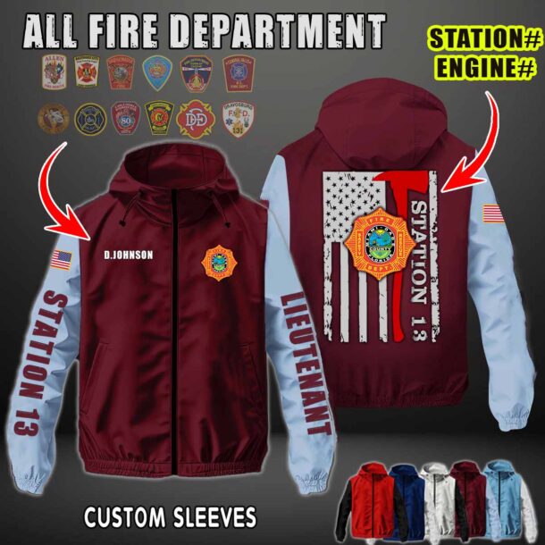 Flag Windbreaker Jacket 3