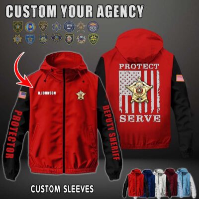 Flag Windbreaker Jacket 4 1