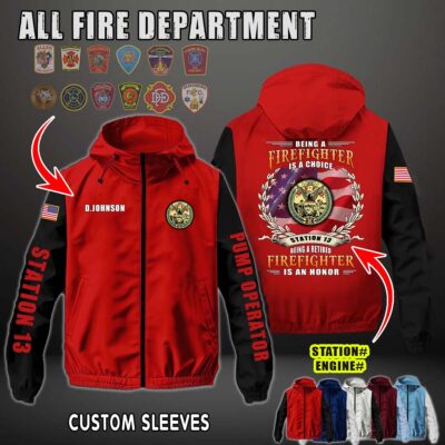 Flag Windbreaker Jacket 4 3