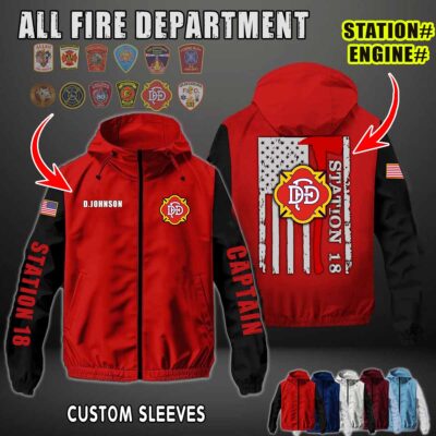 Flag Windbreaker Jacket 4