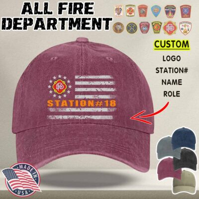 Denim Baseball Cap 3 4