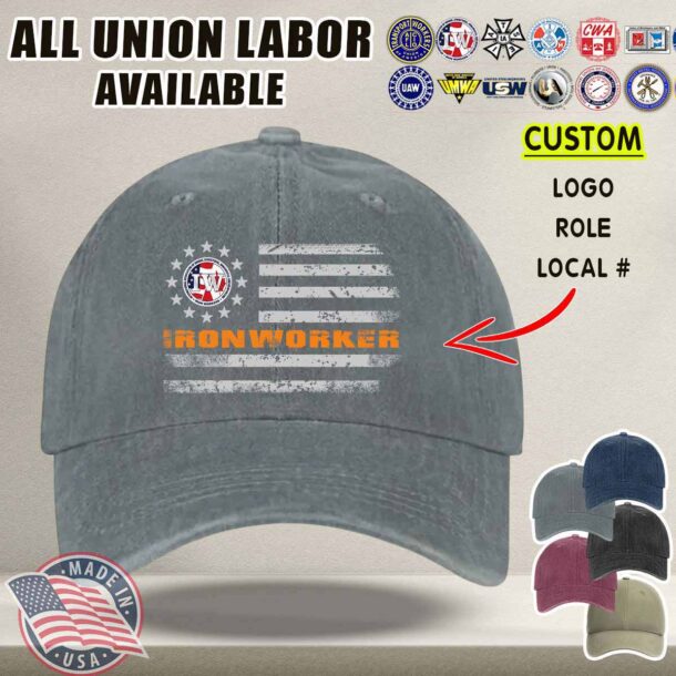 Denim Baseball Cap 3 2 1