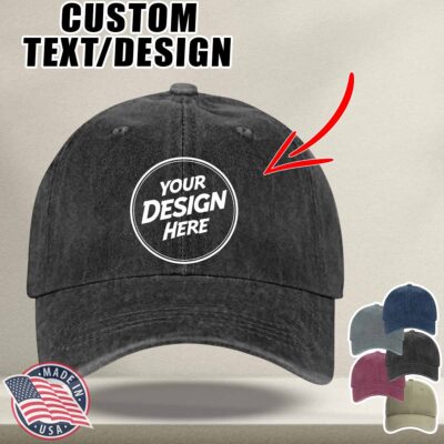 Personalized Denim Baseball Cap