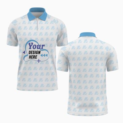 Raglan Zip Polo Shirt 3