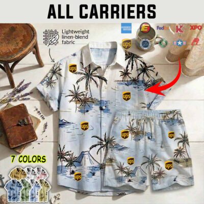 UPS Shirt Shorts Linen 2