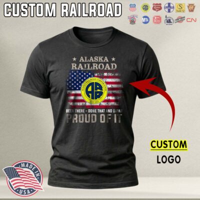 Alaska Railroad Mockup T Shirt