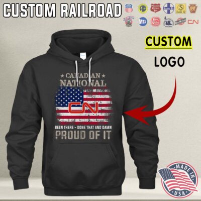 Canadian National CN Mockup Hoodie