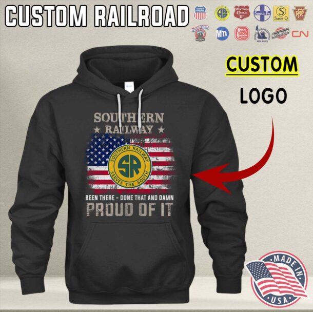 Southern Railway Mockup Hoodie