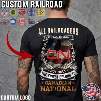 Canadian National CN Tshirt Mockup