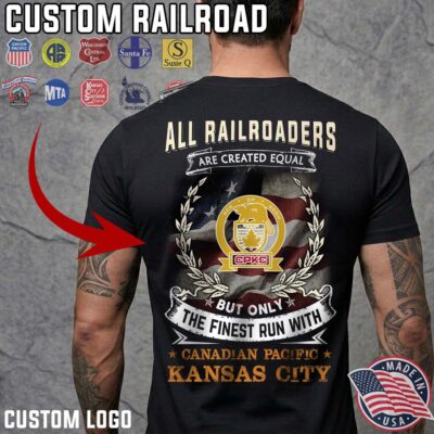 Canadian Pacific Kansas City CPKC Tshirt Mockup 1