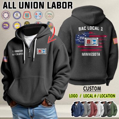 Waffle Hoodie 250 Flag 2