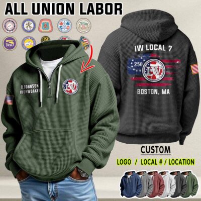 Waffle Hoodie 250 Flag 3
