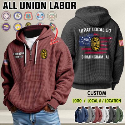 Waffle Hoodie 250 Flag 6