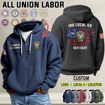 Waffle Hoodie 250 Flag 8