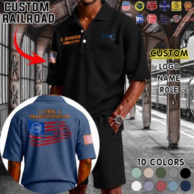 Waffle Button Polo 1 7