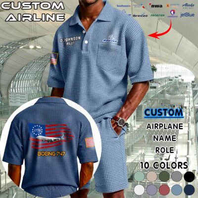 Waffle Button Polo 10