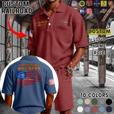 Waffle Button Polo 2 6