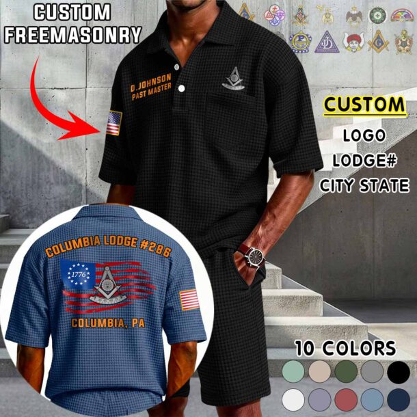 Waffle Button Polo 2