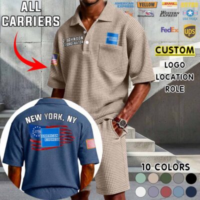 Waffle Button Polo 4 2