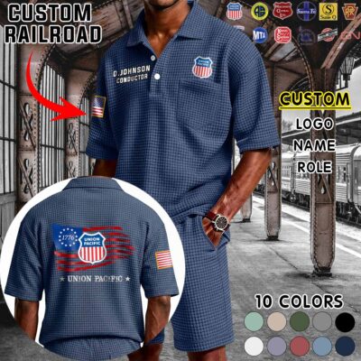 Waffle Button Polo