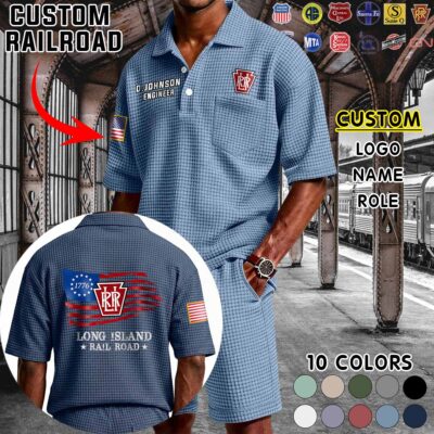 Waffle Button Polo 5 3