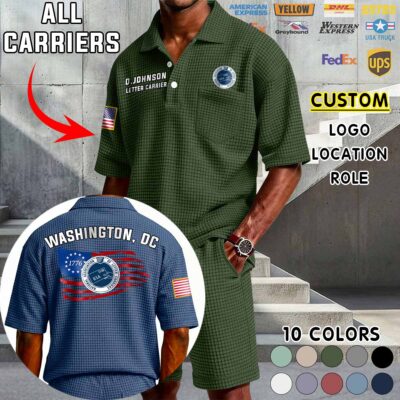 Waffle Button Polo 6 2